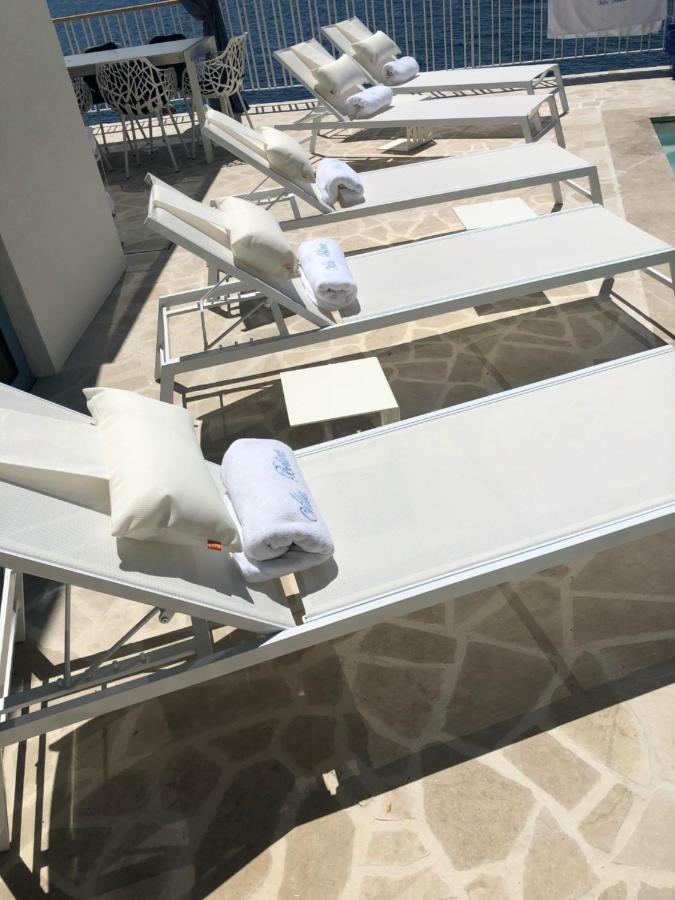 Villa Beline Direct Aan Zee, Verwarmd Zwembad En Sauna Tribanj-Kruscica Luaran gambar