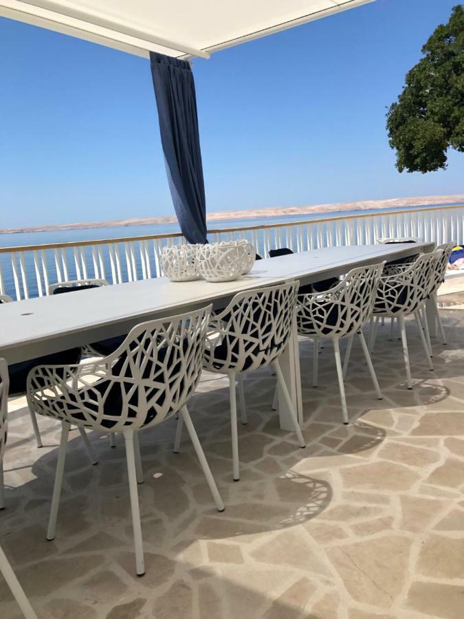 Villa Beline Direct Aan Zee, Verwarmd Zwembad En Sauna Tribanj-Kruscica Luaran gambar