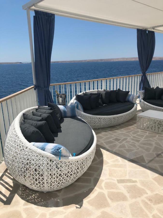 Villa Beline Direct Aan Zee, Verwarmd Zwembad En Sauna Tribanj-Kruscica Luaran gambar
